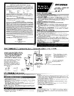 Preview for 5 page of Sylvania 4913CLT Owner'S Manual