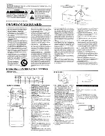 Preview for 2 page of Sylvania 4919CLT Owner'S Manual