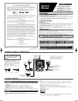 Sylvania 6413CTC, 6419CTC Owner'S Manual preview