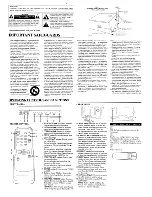 Preview for 2 page of Sylvania 6413TA Owner'S Manual