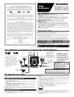 Preview for 5 page of Sylvania C6413TE, C5419TE Owner'S Manual