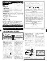 Preview for 1 page of Sylvania C6420FF Owner'S Manual