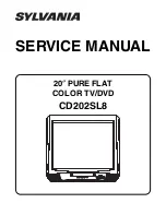 Preview for 1 page of Sylvania CD202SL8 Service Manual