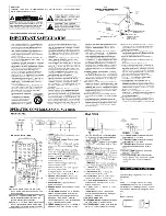 Preview for 2 page of Sylvania CLT4913 Owner'S Manual