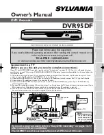 Preview for 3 page of Sylvania DVR95DF Owner'S Manual