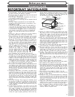 Preview for 5 page of Sylvania DVR95DF Owner'S Manual