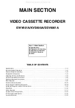 Preview for 3 page of Sylvania Emerson EWV601A Service Manual