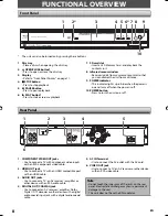 Preview for 10 page of Sylvania NB500SL9 Owner'S Manual