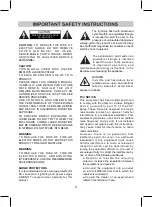 Preview for 2 page of Sylvania SDVD1052 Instructions Manual