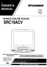 Preview for 1 page of Sylvania SRC19ACV Owner'S Manual