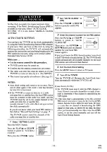 Preview for 14 page of Sylvania SRC19ACV Owner'S Manual