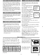 Preview for 18 page of Sylvania SRC2109E Owner'S Manual