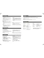 Preview for 4 page of Sylvania SRCD3050 Operating Instruction