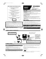 Sylvania Sylvania SRT4127F Owner'S Manual preview