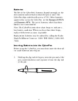 Preview for 4 page of Symbol CyberPen User Manual