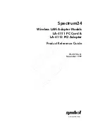 Symbol Spectrum24 LA 4111 Product Reference Manual preview