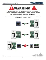 Preview for 2 page of Symetrix ARC-2e Quick Start Manual