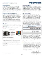 Preview for 3 page of Symetrix ARC-2e Quick Start Manual