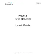 Symmetricom Z3801A User Manual preview