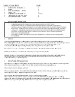 Preview for 2 page of Symmetry ENDEAVOUR Instruction Manual For Assembly And Use