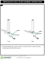 Preview for 4 page of Symmetry SWITCHBACK Assembly Instructions Manual