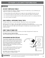 Preview for 12 page of Symmetry Voyager Assembly Instructions Manual