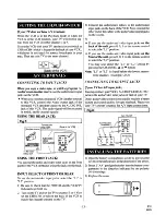 Preview for 13 page of Symphonic SL2960 Owner'S Manual