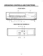 Preview for 6 page of Symphonic SVX1000 Owner'S Manual