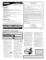 Symphonic Symphonic ST420FF Owner'S Manual preview