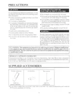 Preview for 4 page of Symphonic TVCR13D1 Owner'S Manual