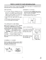 Preview for 7 page of Symphonic VR60WF Owner'S Manual