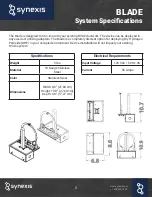 Preview for 5 page of Synexis Blade Inline Owner'S Manual