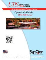 Preview for 60 page of SynQor Headquarters UPS-1500 Series Operator'S Manual