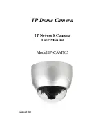 Preview for 1 page of System Q IP-CAM705 User Manual