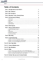 Preview for 2 page of System Q VoiceOff VOX111 Instruction Manual