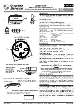 Preview for 1 page of System Sensor 22051E-RF Installation And Maintenance Instructions Manual