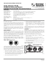 System Sensor 5351B Installation And Maintenance Instructions preview