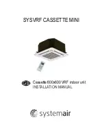 Preview for 1 page of SystemAir SYSVRF CASSETTE MINI Installation Manual