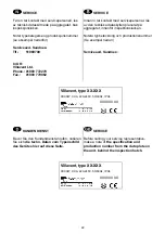 Preview for 22 page of SystemAir Villavent VR-250 EH/B/3 User And Maintenance Instructions