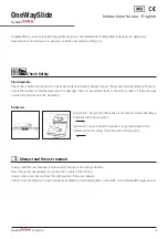 Preview for 3 page of SystemRoMedic OneWaySlide Instructions For Use Manual