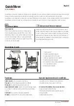 Preview for 4 page of SystemRoMedic QuickMove 400801334 User Manual