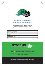 Preview for 8 page of SYSTEMS TIDAL-WAVE2.5 Operation Manual