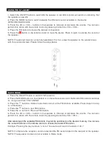 Preview for 5 page of Sytech SY-X260 User Manual