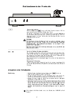 Preview for 6 page of T+A G 1260 R User Manual