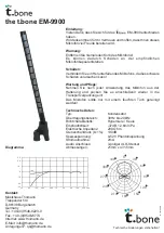 Preview for 1 page of T.BONE EM-9900 Quick Start Manual