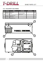 Preview for 60 page of T-Drill PLUS 115 SS: Instruction Manual