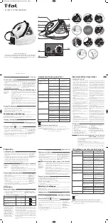 Preview for 2 page of T-Fal EASY PRESSING GV5240 Q0 Quick Start Manual