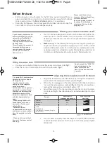 Preview for 6 page of T-Fal FV22 Series Manual