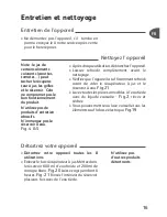 Preview for 21 page of T-Fal Mini compact Digital steamer User Manual