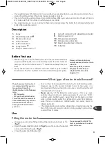 Preview for 5 page of T-Fal PRIMA FV30 Series Manual